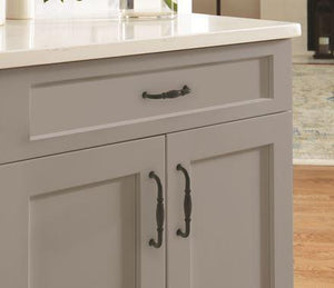 Amerock Cabinet Pull Matte Black 3-3/4 inch (96 mm) Center-to-Center Granby 1 Pack Drawer Pull Drawer Handle Cabinet Hardware