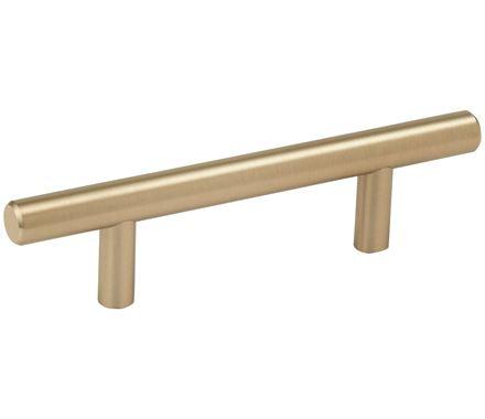 Amerock Cabinet Pull Golden Champagne 3 inch (76 mm) Center to Center Bar Pulls 1 Pack Drawer Pull Drawer Handle Cabinet Hardware