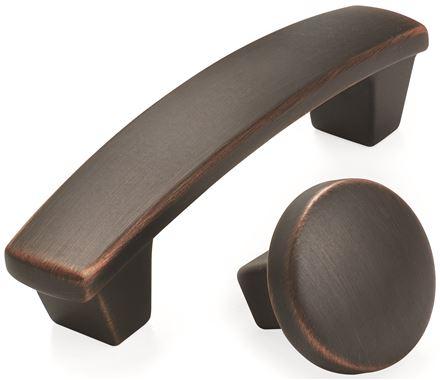 Amerock Cabinet Pull Oil Rubbed Bronze 3 inch (76 mm) Center to Center Forgings 1 Pack Drawer Pull Drawer Handle Cabinet Hardware