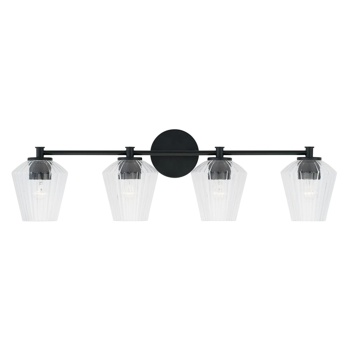 Capital Lighting 141441MB-507 Beau 4 Light Vanity Matte Black