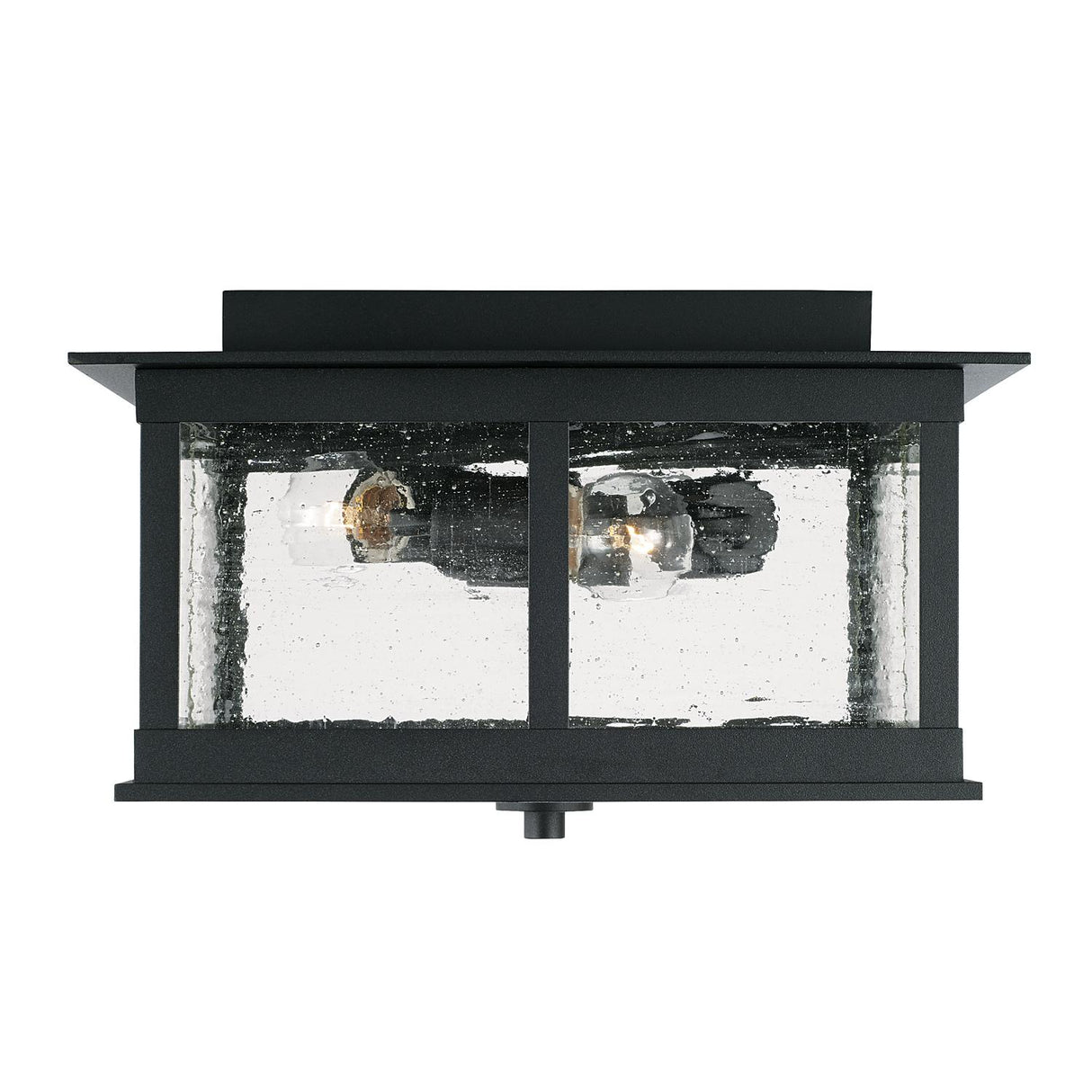 Capital Lighting 943836BK Barrett 3 Light Outdoor Flush Black