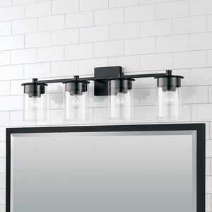 Capital Lighting 146841MB-532 Mason 4 Light Vanity Matte Black