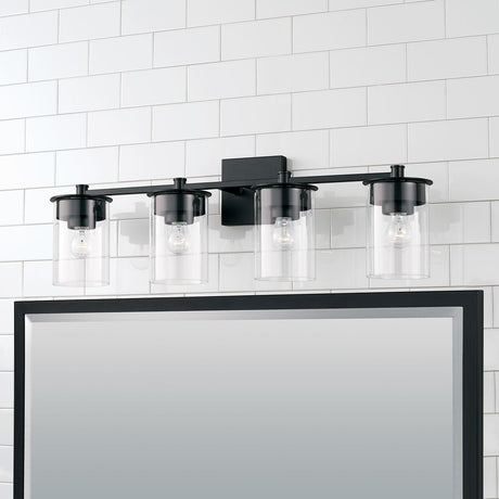 Capital Lighting 146841MB-532 Mason 4 Light Vanity Matte Black