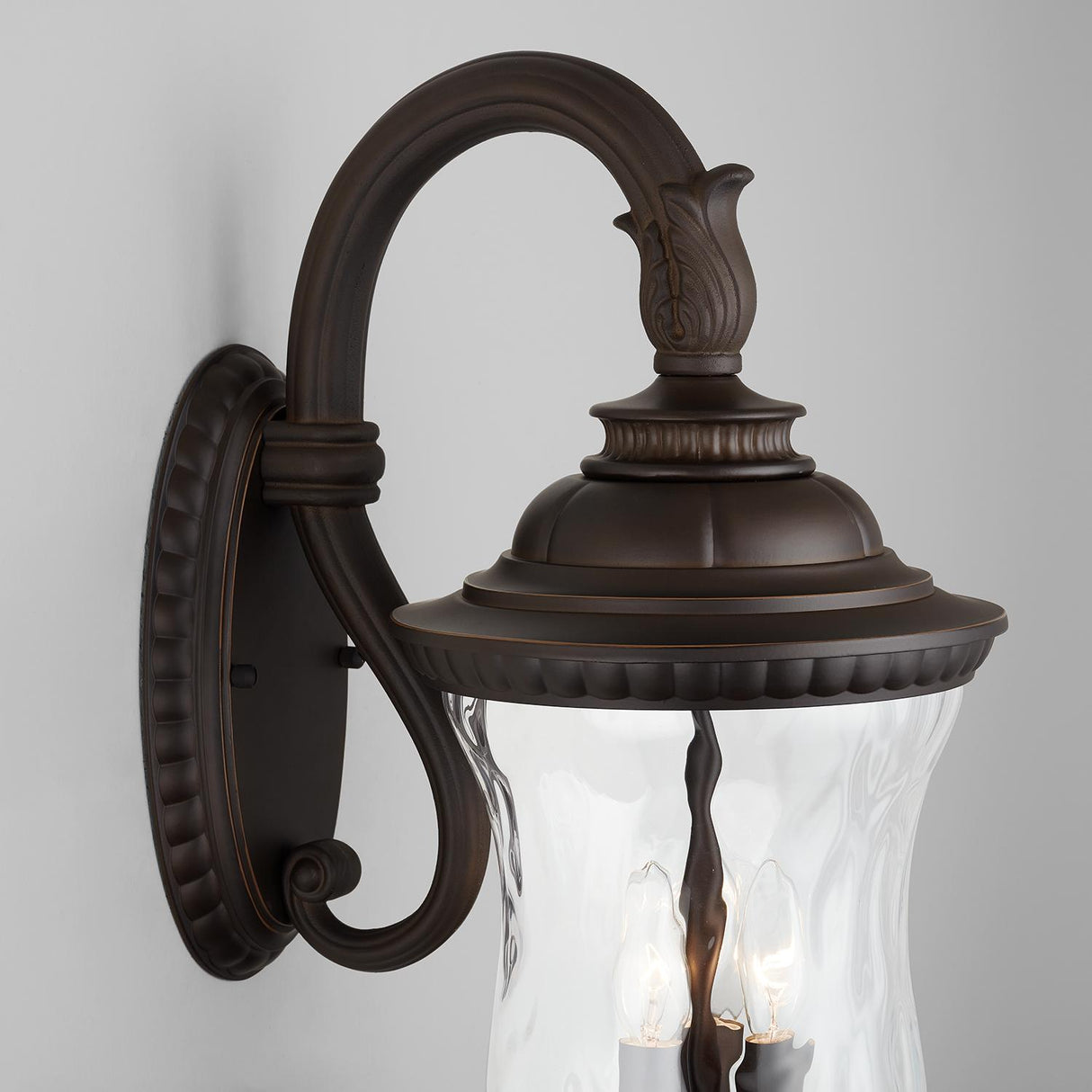 Capital Lighting 939831OZ Ashford 3 Light Outdoor Wall Lantern Oiled Bronze