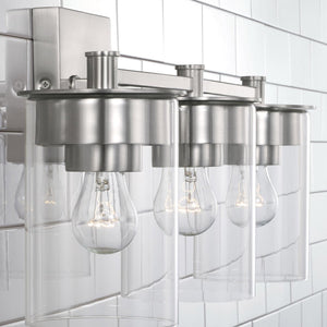 Capital Lighting 146831BN-532 Mason 3 Light Vanity Brushed Nickel