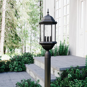 Capital Lighting 9837OB Main Street 3 Light Outdoor Post Lantern Old Bronze