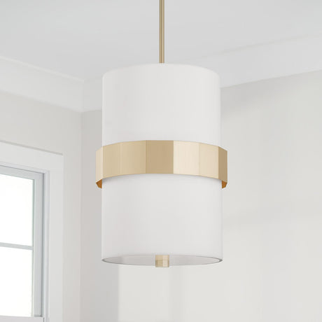 Capital Lighting 346221SF Sutton 2 Light Pendant Soft Gold