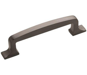 Amerock Cabinet Pull Graphite 3-3/4 inch (96 mm) Center to Center Westerly 1 Pack Drawer Pull Drawer Handle Cabinet Hardware