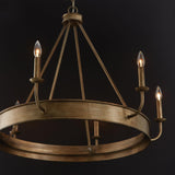 Capital Lighting 449261ML Nole 6 Light Chandelier Mystic Luster