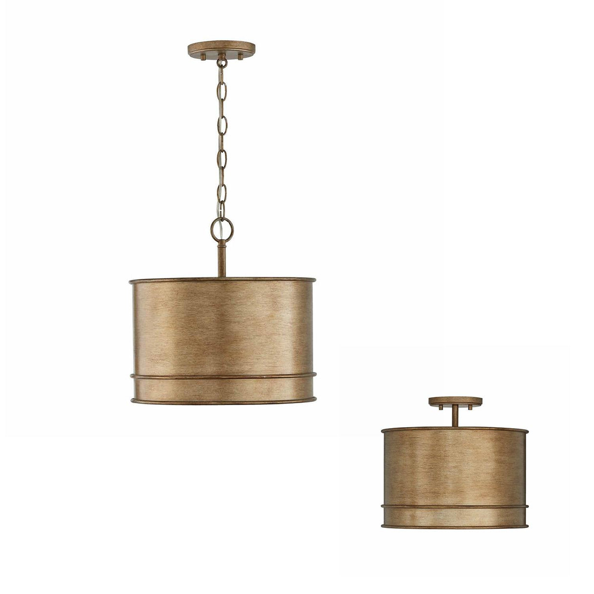 Capital Lighting 349211ML Nole 1 Light Pendant Mystic Luster