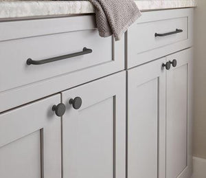 Amerock Cabinet Pull Matte Black 7-9/16 inch (192 mm) Center-to-Center Factor 1 Pack Drawer Pull Cabinet Handle Cabinet Hardware
