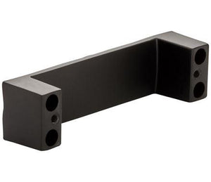 Amerock Cabinet Pull Matte Black 3-3/4 inch (96 mm) Center to Center Calathea 1 Pack Drawer Pull Drawer Handle Cabinet Hardware