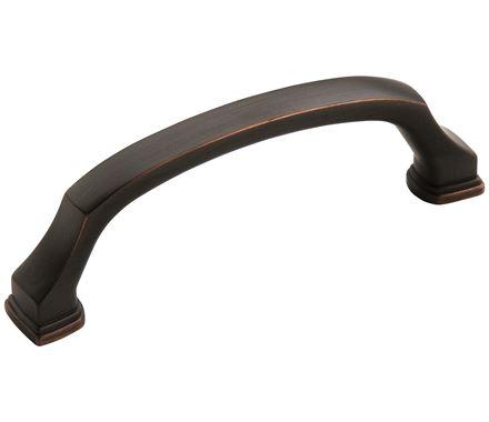 Amerock Cabinet Pull Oil Rubbed Bronze 3-3/4 inch (96 mm) Center to Center Revitalize 1 Pack Drawer Pull Drawer Handle Cabinet Hardware