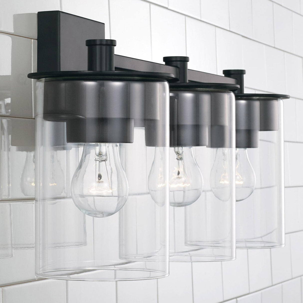 Capital Lighting 146831MB-532 Mason 3 Light Vanity Matte Black