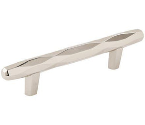 Amerock Cabinet Pull Polished Nickel 3-3/4 inch (96 mm) Center to Center St. Vincent 1 Pack Drawer Pull Drawer Handle Cabinet Hardware