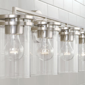 Capital Lighting 148741BN-539 Fuller 4 Light Vanity Brushed Nickel