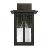 Capital Lighting 943811OZ Barrett 1 Light Outdoor Wall Lantern Oiled Bronze