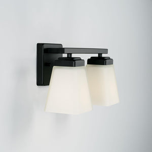 Capital Lighting 114421MB-334 Baxley 2 Light Vanity Matte Black
