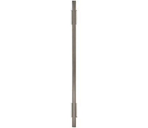 Amerock Cabinet Pull Polished Chrome/Black Chrome 7-9/16 inch (192 mm) Center to Center Urbanite 1 Pack Drawer Pull Drawer Handle Cabinet Hardware