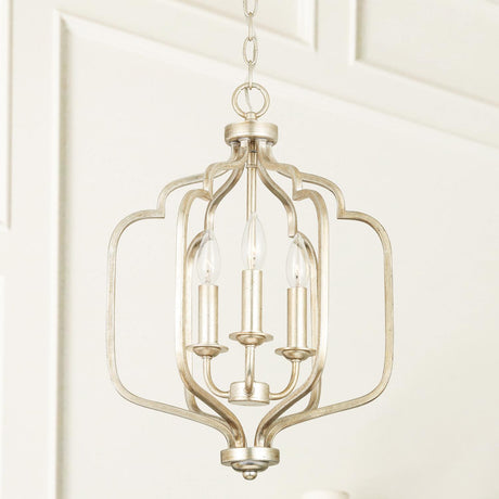 Capital Lighting 538731WG Ophelia 3 Light Foyer Winter Gold