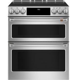 Café 30" Slide-in Front Control Induction and Convection DOUB... CHS950P2MS1