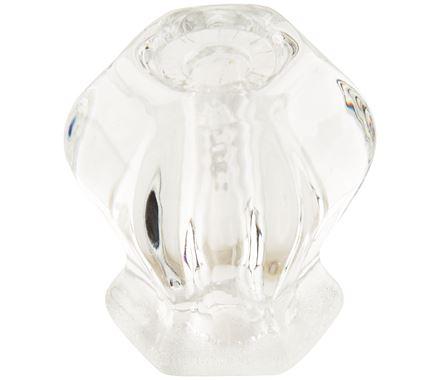 Amerock Cabinet Knob Clear 1-3/16 inch (30 mm) Diameter Everyday Heritage 1 Pack Drawer Knob Cabinet Hardware