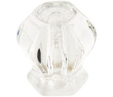 Amerock Cabinet Knob Clear 1-3/16 inch (30 mm) Diameter Everyday Heritage 1 Pack Drawer Knob Cabinet Hardware