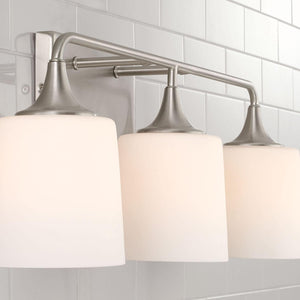 Capital Lighting 148931BN-541 Presley 3 Light Vanity Brushed Nickel