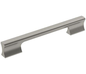 Amerock Cabinet Pull Satin Nickel 6-5/16 inch (160 mm) Center-to-Center Status 1 Pack Drawer Pull Cabinet Handle Cabinet Hardware