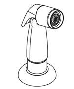 Gerber GA503000N Chrome Kitchen Side Spray W/hose