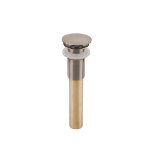 Thompson Traders Bath Drain Brushed Nickel Finish Soft Touch Pop Up TDP15-BRN Nickel