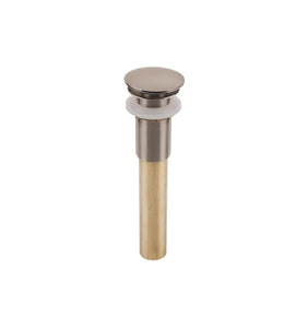 Thompson Traders Bath Drain Brushed Nickel Finish Soft Touch Pop Up TDP15-BRN Nickel