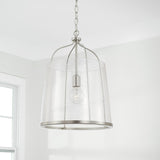 Capital Lighting 347011BN Madison 1 Light Pendant Brushed Nickel