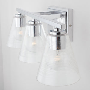 Capital Lighting 138333CH-493 Layla 3 Light Vanity Chrome