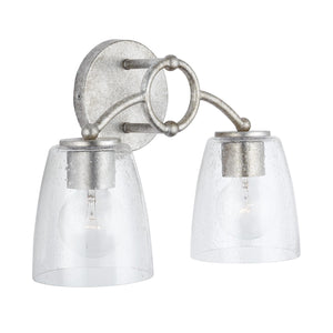 Capital Lighting 137921AS-488 Oran 2 Light Vanity Antique Silver