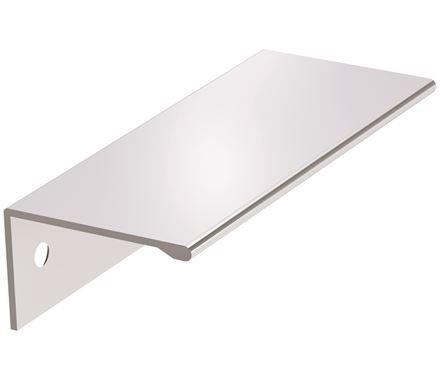 Amerock Cabinet Pull Polished Chrome 3 inch (76 mm) Center to Center Edge Pull 1 Pack Drawer Pull Drawer Handle Cabinet Hardware