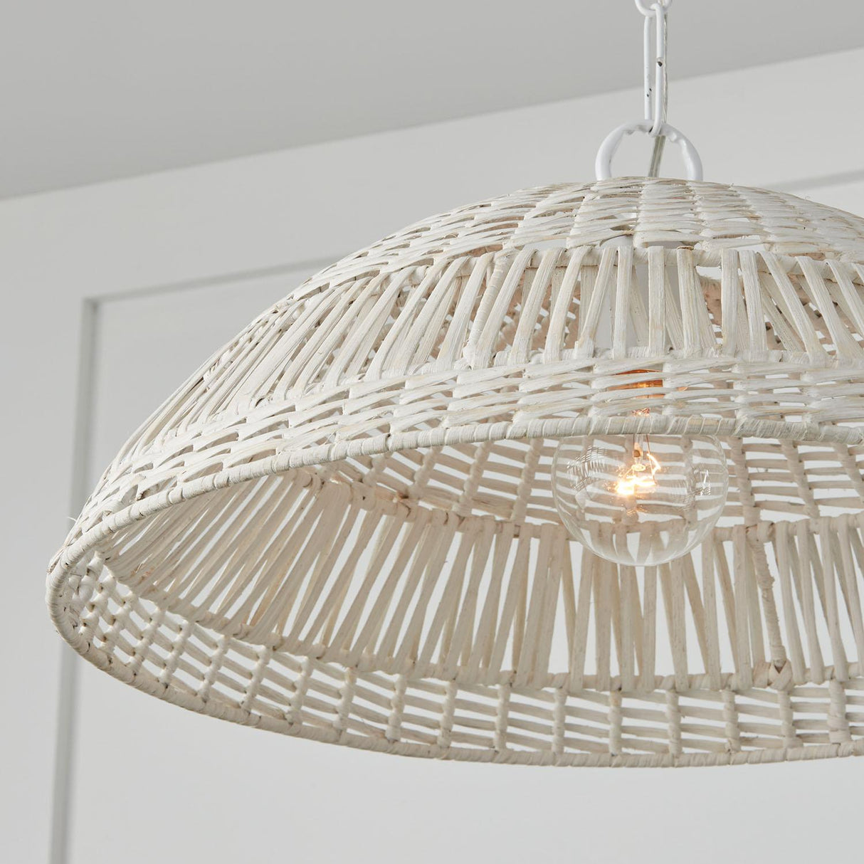 Capital Lighting 347511HH Naomi 1 Light Pendant Chalk White