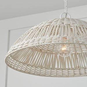 Capital Lighting 347511HH Naomi 1 Light Pendant Chalk White