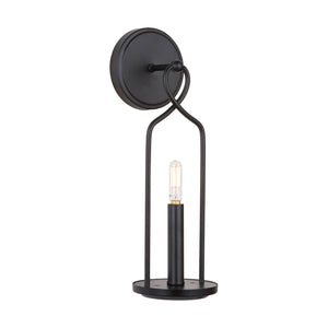 Capital Lighting 631611MB Sonnet 1 Light Sconce Matte Black
