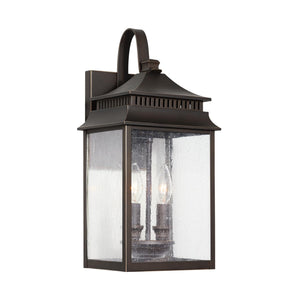 Capital Lighting 936921OZ Sutter Creek 2 Light Outdoor Wall Lantern Oiled Bronze