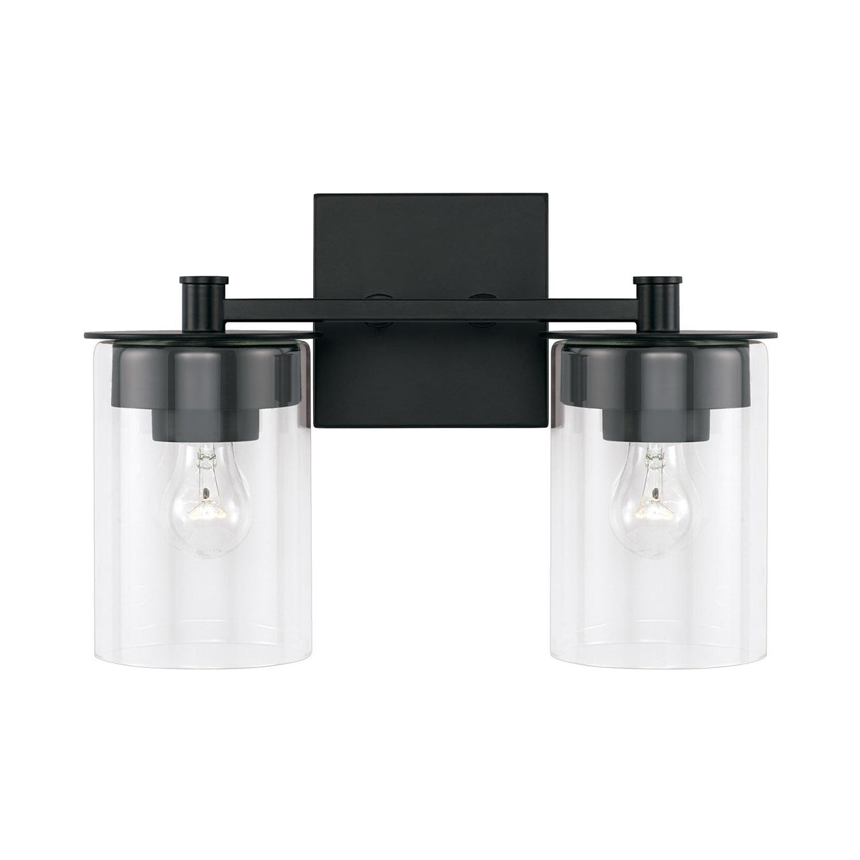 Capital Lighting 146821MB-532 Mason 2 Light Vanity Matte Black