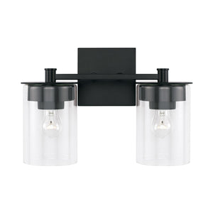 Capital Lighting 146821MB-532 Mason 2 Light Vanity Matte Black