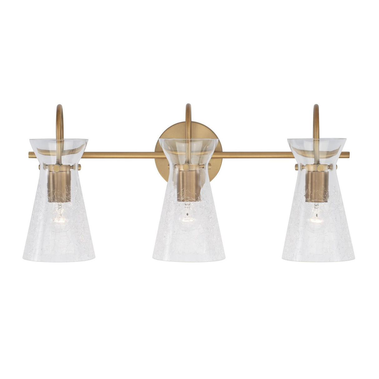 Capital Lighting 142431AD Mila 3 Light Vanity Aged Brass