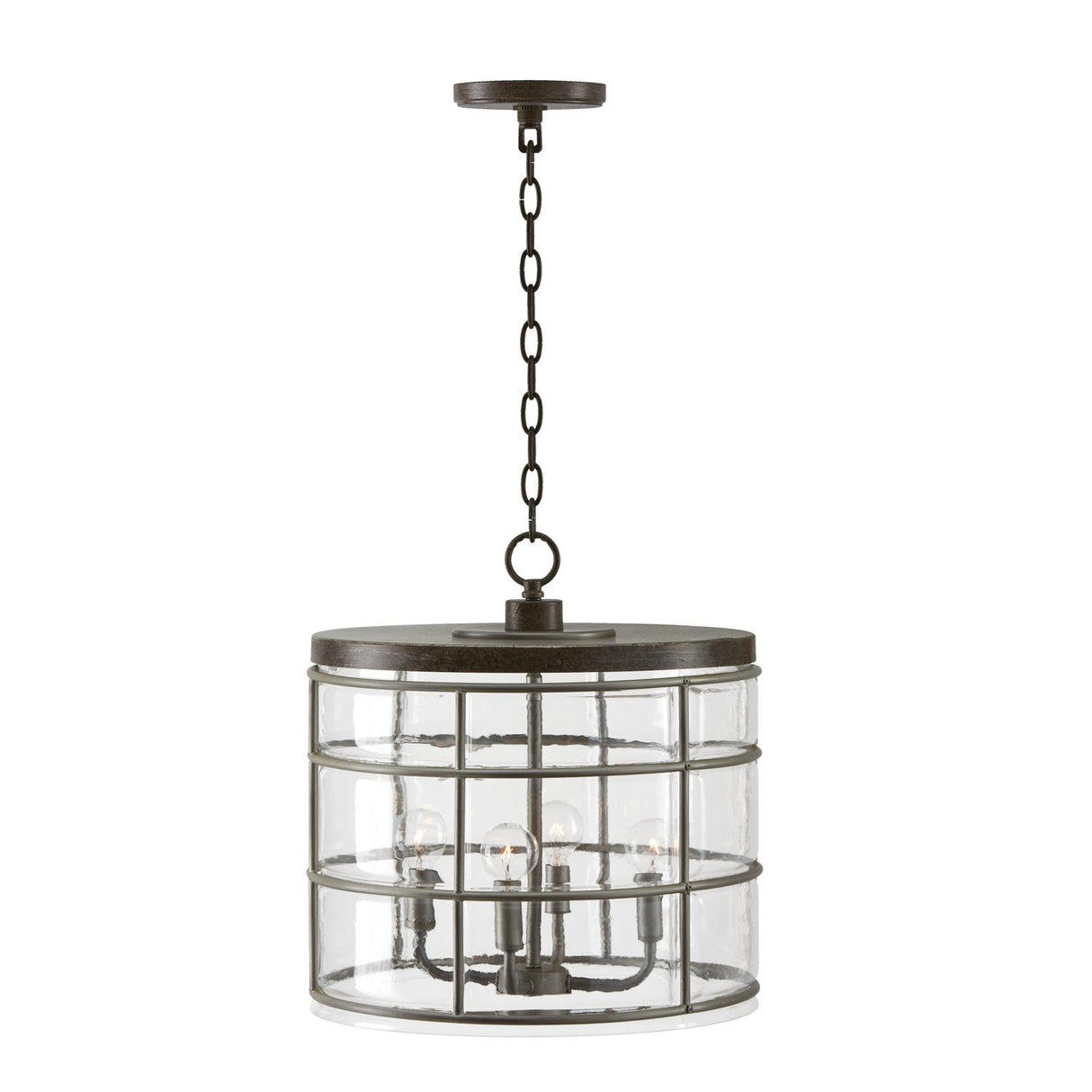 Capital Lighting 329441UG Colby 4 Light Pendant Urban Grey