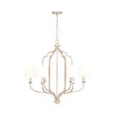 Capital Lighting 438761WG-698 Ophelia 6 Light Chandelier Winter Gold