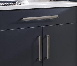 Amerock Cabinet Pull Gunmetal 5-1/16 inch (128 mm) Center to Center Concentric 1 Pack Drawer Pull Drawer Handle Cabinet Hardware