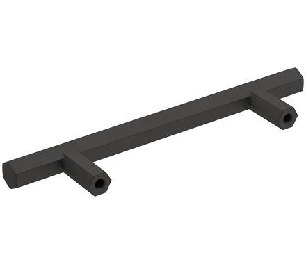 Amerock Cabinet Pull Matte Black 3-3/4 inch (96 mm) Center-to-Center Caliber 1 Pack Drawer Pull Cabinet Handle Cabinet Hardware