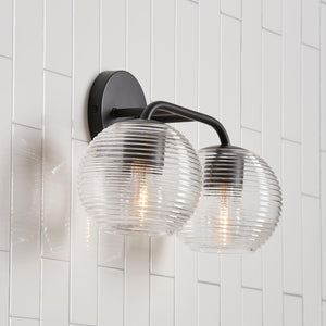 Capital Lighting 149921MB-544 Dolan 2 Light Vanity Matte Black