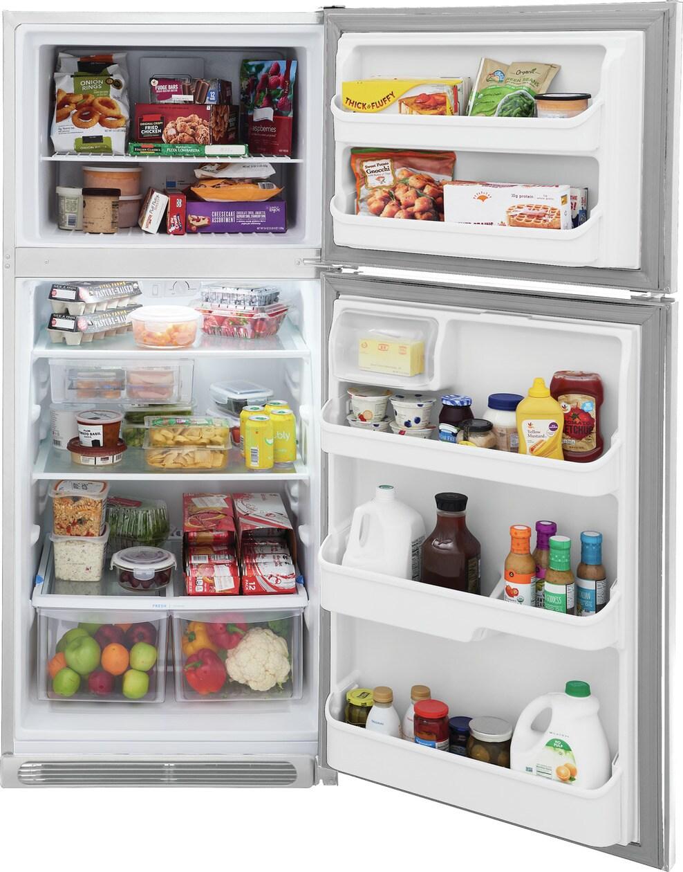 Frigidaire FRTD2021AW 20.5 Cu. Ft. Top Freezer Refrigerator