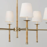 Capital Lighting 447261MA-705 Tulum 6 Light Chandelier Matte Brass